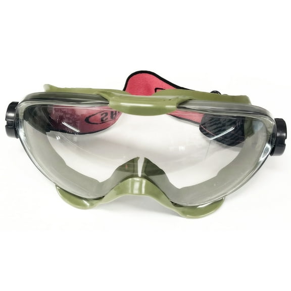 SRC Airsoft Anti-Fog Goggles Full Sealed Protective Shooting Safety Glasses - OD Green