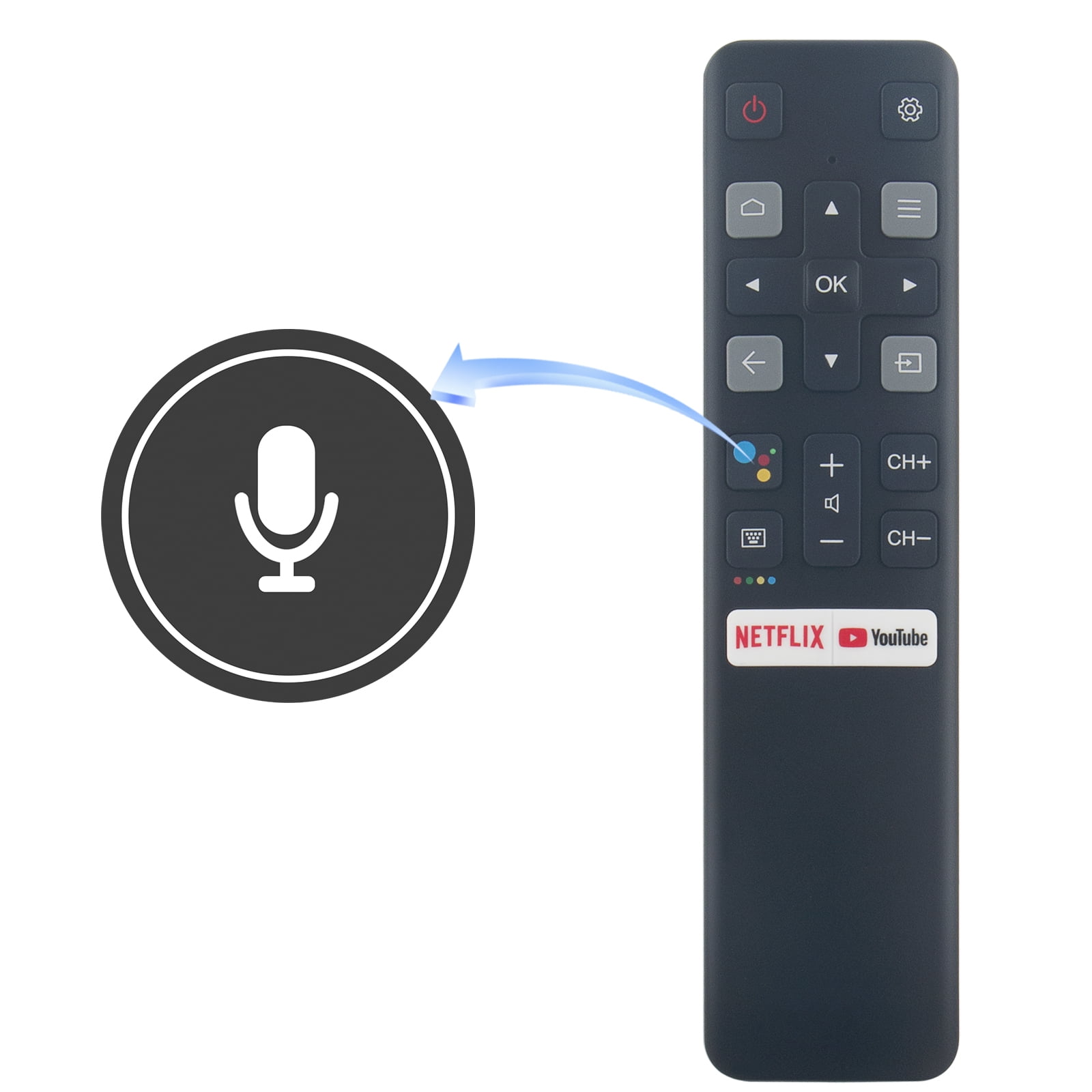 SRC802V Replaced remote control for Samsung Smart TV serie 6 serie 7 ...
