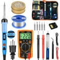 SREMTCH 80W Digital Soldering Iron Kit with LCD, Adjustable Temperature
