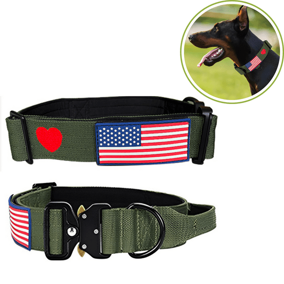 SRIAA Adjustable Reflective Dog Collar – Durable Soft Nylon– Available in Multiple Sizes & Colors | Perfect for Small & Large Dogs