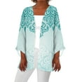 SRIENE Lightweight Spring Kimonos 3/4 Sleeve Shrug Cardigan for Women