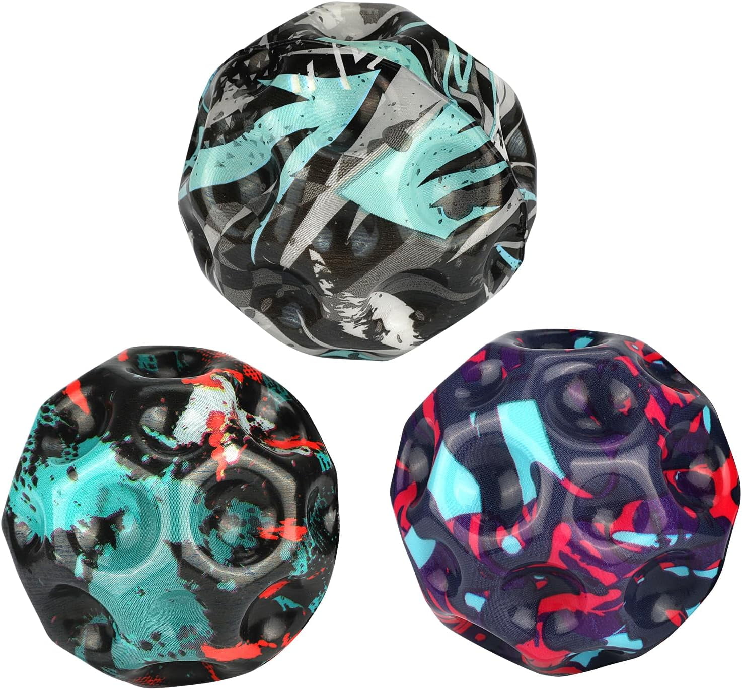 SRIZIAN Professional 3pcs Space Moon Balls, High Bouncing SRIZIAN Professional 3pcs Space Moon Balls, High Bouncing