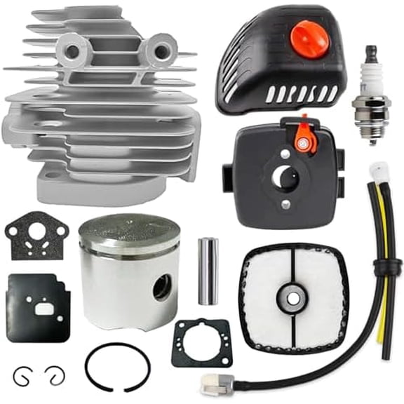 SRM-225 A130002100 Cylinder Piston Kit with SRM 225 Air Filter Cover Air Cleaner Casefor Echo GT-225 GT-225L GT-225i GT-225SF PAS-225 PE-225 PPF-225 SHC-225 SHC-225S Trimmer Weedeater Parts$$Tools
