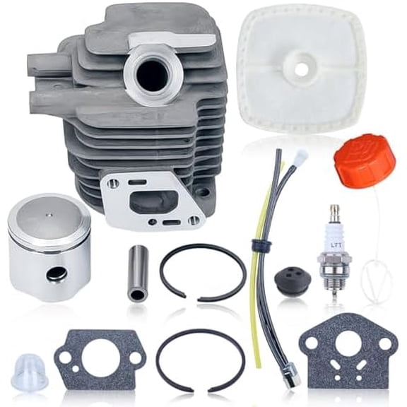 SRM225 Cylinder Piston Top End Kit For Echo SRM-210 SRM-225 GT-225 PAS-225 PPF225 String Trimmer PE-225 Edger PB-200 Blower Parts, 32.2mm Cylinder Head Kit & Tune Up Kit A130000540, A130002100$$Tools