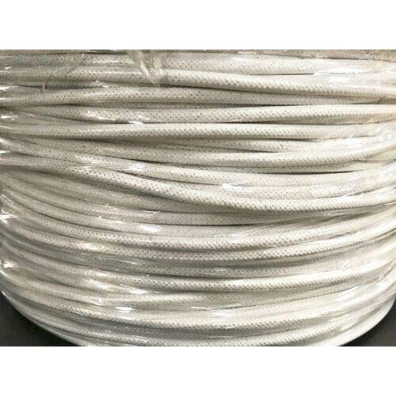 SRML White 12 AWG 100 FT Fiber Glass Braid Appliance HI Temp Wire Motor Lead Cables Electronic Stranded Wire Cable Electrics DIY$$Tools & Hardware Other