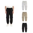 thumbnail image 1 of SROBPTY Boys Fall Winter Pant Solid Thin Loose Cargo Large Pocket for Casual Use 0-15 Years, 1 of 5