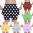 thumbnail image 1 of SROBPTY Boys and Girls 2-14 Years Print Casual Shorts Lined Skort Style Pink, 9-10 Years, 1 of 4