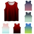 thumbnail image 1 of SROBPTY Kids Summer Sleeveless Shirts Gradient Color Tank Tops for Daily Use 3-15Y, 1 of 5