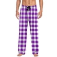 thumbnail image 1 of SROBPTY Mens Pajama Pants Print Drawstring Straight-Leg Long Pants with Pocket Sleepwear, 1 of 4