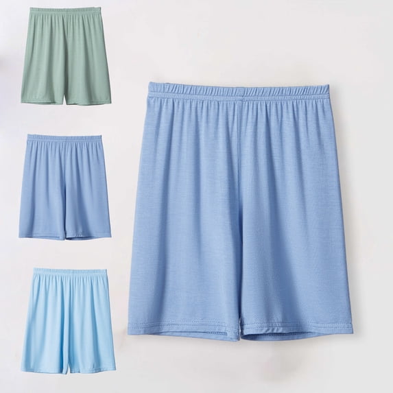 SROBPTY Teen Boys Summer Shorts Solid Half Length Pants for 0-18Y