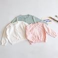 thumbnail image 1 of SROBPTY Toddler Boy and Girls Jackets Solid Long Sleeve Button Loose Outerwear Coat for 2-8Y, 1 of 5