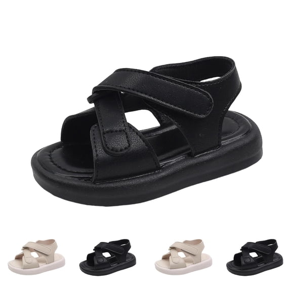 SROBPTY Toddler Boys Sandals Open Toe Soft Sole Summer Open Toe Flat Shoes for 1-4 Years