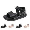 thumbnail image 1 of SROBPTY Toddler Boys Sandals Open Toe Soft Sole Summer Open Toe Flat Shoes for 1-4 Years, 1 of 5