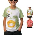 thumbnail image 1 of SROBPTY Toddler Boys Summer Short Sleeve Tops Print Sweet Lightweight Crew Neck Tee Shirts for Outdoor Use 0-8 Years, 1 of 4