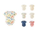 thumbnail image 1 of SROBPTY Newborn Boys Girls Rompers Print Short Sleeve Jumpsuit, 12-18Month, 1 of 5