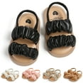 thumbnail image 1 of SROBPTY Toddler Girls Sandals Soft Sole Breathable Summer Open Toe Flat Shoes for 3-11 Months, 1 of 5