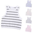 thumbnail image 1 of SROBPTY Womens Tank Tops Print Round Neck Sleeveless Striped Summer Shirts for Casual Wear, 1 of 5