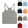 thumbnail image 1 of SROBPTY Womens Tank Tops Solid Cami Round Neck Soft Shirts for Everyday Wear, 1 of 5