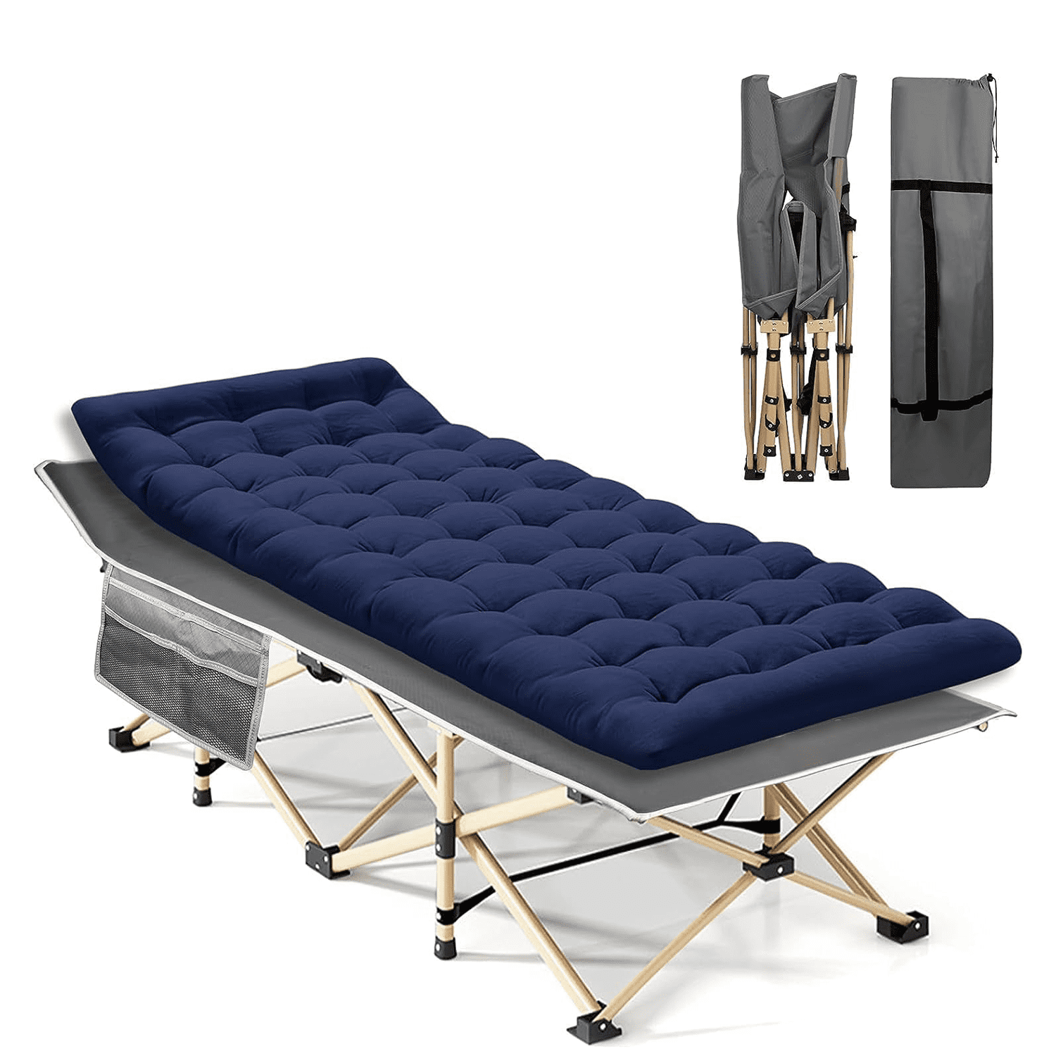 Camping Cots for Adults & Heavy Duty Cots | Walmart | Blue