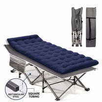Openable Cots SERABETTO Oversized Camping Cot,XXXL-83*32in Folding Camping Cot Bed ...