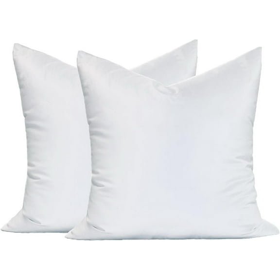 SRP Linen Down Alternative Pillow Inserts, KING Size 20" x 36", Pack of 2 – Soft & Supportive for Bed ,Couch and Cushion, White