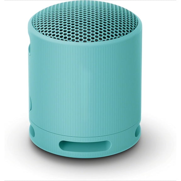 SRS-XB100 Wireless Bluetooth Portable Lightweight Super-Compact Travel Speaker, Durable IP67 Waterproof & Dustproof Shower Speaker, 16 Hour Battery, Versatile Strap, & Hands-free Calling, Black