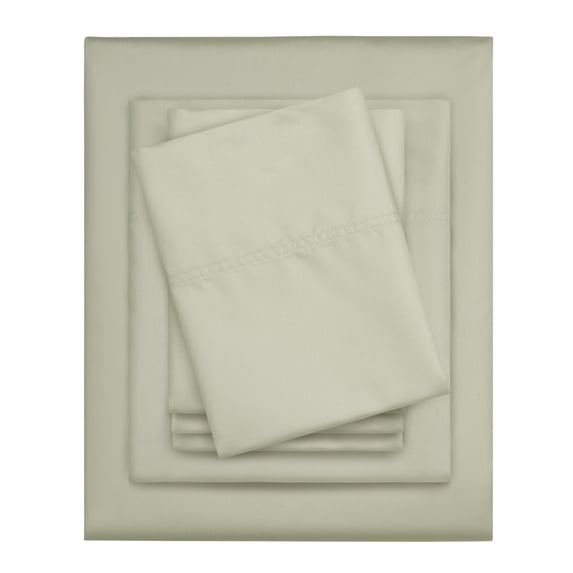 Serta 6-Piece 800 Thread Count Green Cotton Rich Adult Bed Sheet Set, King - Deep Pocket