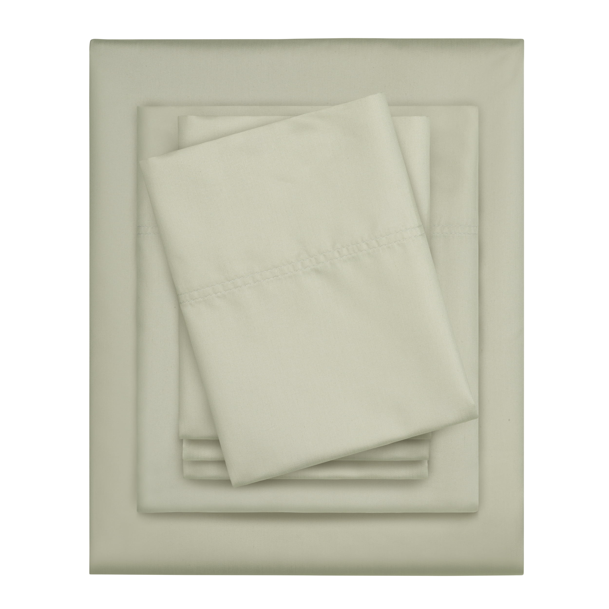 Serta 6-Piece 800 Thread Count Green Cotton Rich Adult Bed Sheet Set, Queen - Deep Pocket