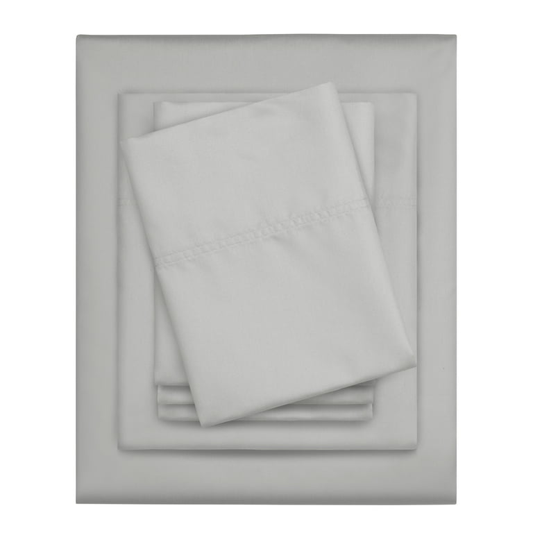 Serta 6-Piece 800 Thread Count Gray Cotton Rich Adult Bed Sheet