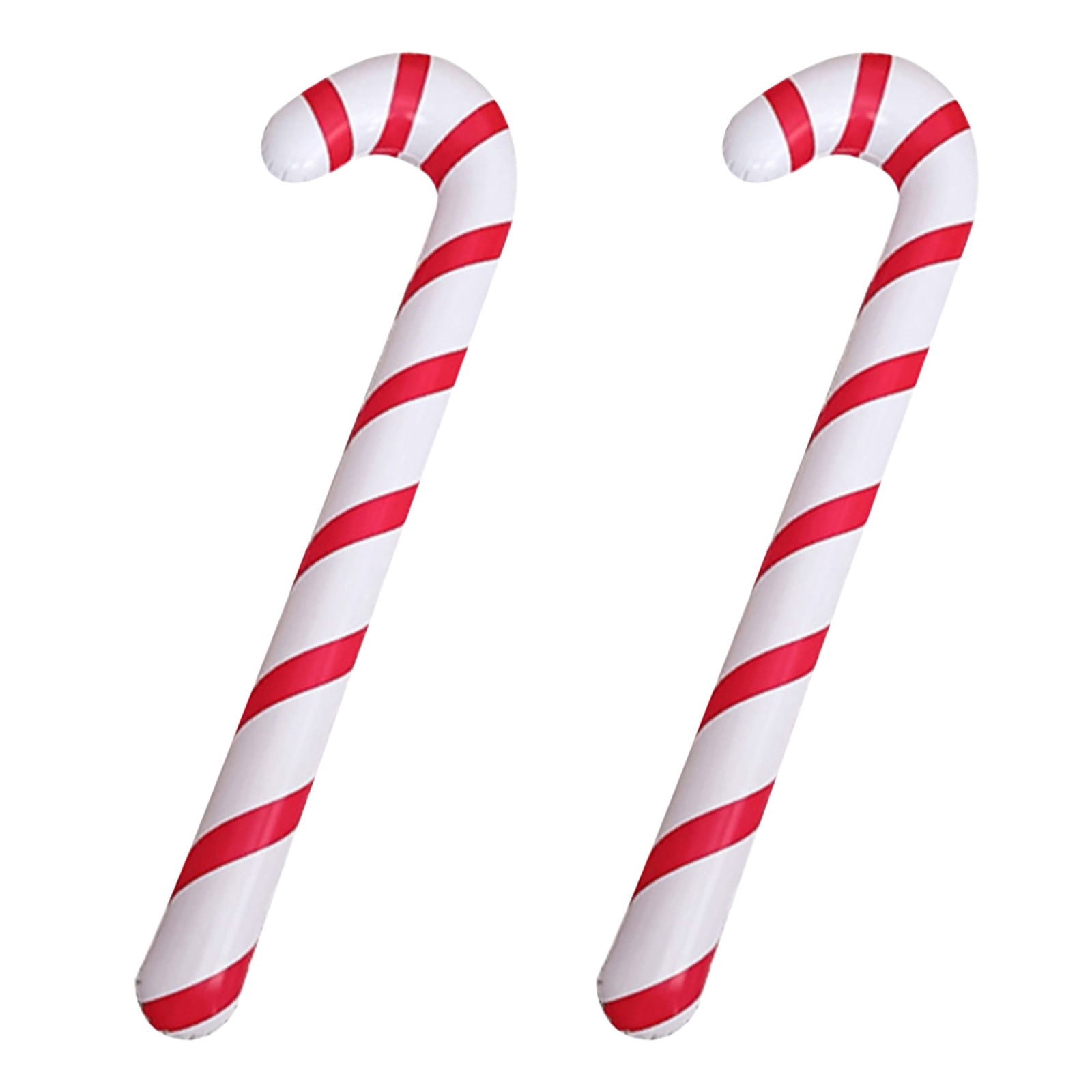 Sruiluo Yard Inflatable, Christmas Candy Canes, Red/White, 34