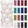 thumbnail image 1 of SRUILUO Christmas Balls 24PCS Christmas Tree Balls Ornaments for Xmas Tree 30mm/1.18" Shatterproof Christmas Tree Decors Hanging Ball for Holiday Party Decoration Christmas Wreath Ornaments, 1 of 6