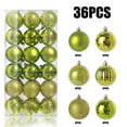 thumbnail image 1 of SRUILUO Christmas Balls 36PCS Christmas Tree Balls Ornaments for Xmas Tree 30mm/1.18" Shatterproof Christmas Tree Decors Hanging Ball for Holiday Party Decoration Christmas Wreath Ornaments Clearance, 1 of 5