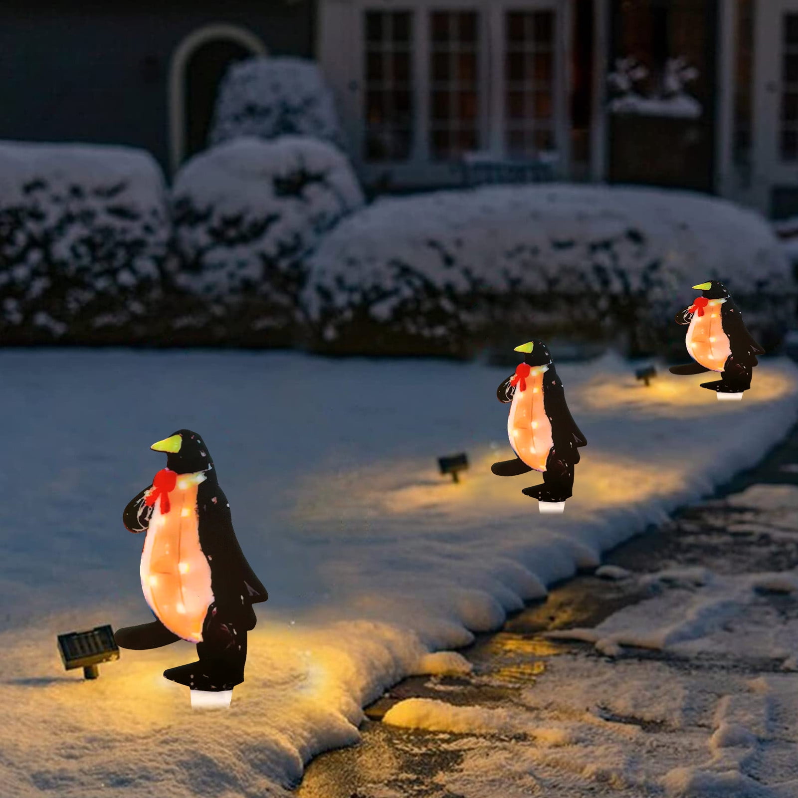 SRUILUO Christmas Lights Outdoor, Lighted Christmas Animals, Glittering Animals with Strip