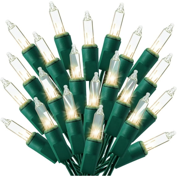 Christmas tree mini bulbs white