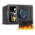 thumbnail image 1 of SRWTRCHRY 0.7 Cu. ft. Safe Box,Keys & Digital Keypad Lock, Home Safe for Money, Wall Mountable, Black, 1 of 12
