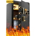 thumbnail image 2 of Karbeen 6.0 Cu Ft Large Safe Box Fireproof Waterproof, Money Safe With Mute Function And LED 2 of 10