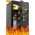 SRWTRCHRY 6.0 Cu. ft. Home Fireproof Safety Protection Safe with