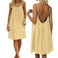 thumbnail image 1 of SRZYMJ Backless Cami Dress Backless Dress House Dress for Women Sleeveless Long Cami Lounge Dress Backless, 1 of 9