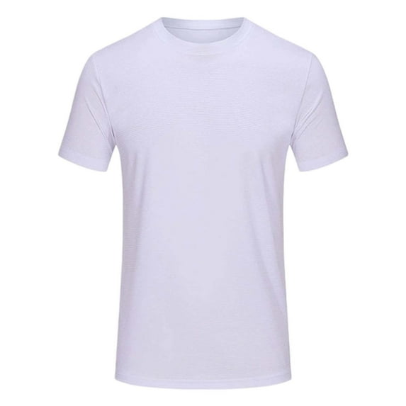 SRZYMJ Boys Short Sleeve Moisture Wicking Athletic T-Shirts White 9-10 Years