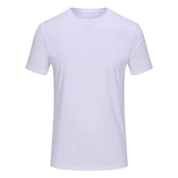 SRZYMJ Boys Short Sleeve Moisture Wicking Athletic T-Shirts White 9-10 Years