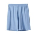 thumbnail image 1 of SRZYMJ Boys Summer Casual Shorts For Toddlers To Teens Lightweight Breathable Daily Wear Comfortable Elastic Waist Soft Fabric Dark Blue 6-7 Years, 1 of 3