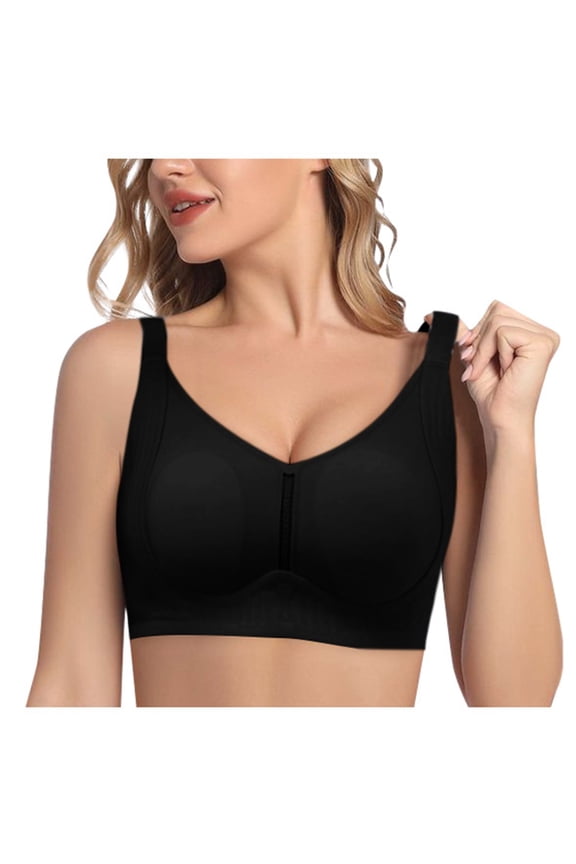 Casual Bra for Women Comfort Women's Solid Color Latex Bra with Playful Rabbit Ear Design for All Day Support and Effortless Wear
