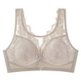 thumbnail image 1 of SRZYMJ Casual Bra for Women Plus Size Women's Thin Breathable Comfort Bra with Lace Design and Supportive Upper Coverage No Underwire, 1 of 4