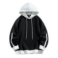 thumbnail image 1 of SRZYMJ Casual Men's Hoodie Men's Autumn Long Sleeve Hooded Sweatshirt Loose Fit Casual Sportswear With, 1 of 4