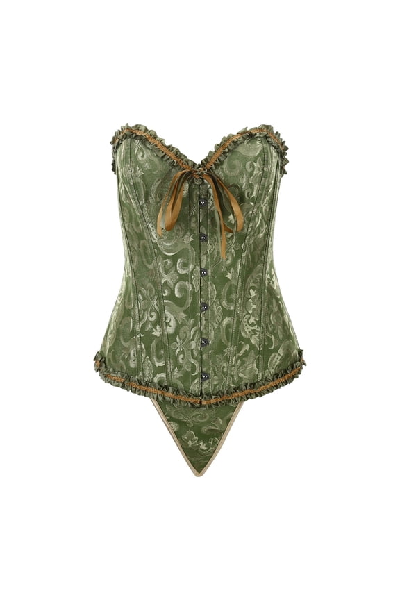 Corset Bustier Women Basques Top Elegant Women's Bodysuit Sculpting Corset with Bust Enhancement