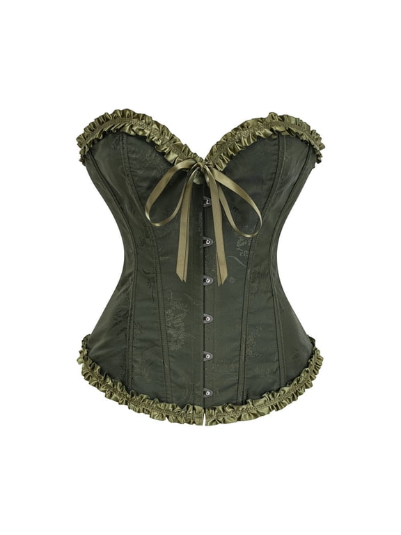 Corset Bustier Women Basques Top Women's Lace Shapewear Bodysuit Push Up Corset Waist Trainer Bustier S