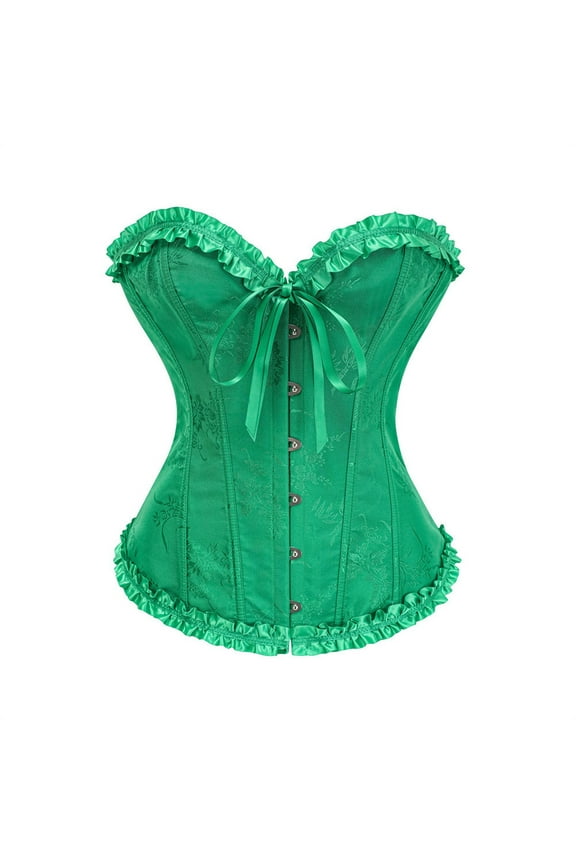 Corset Bustier Women Basques Top Women's Lace Shapewear Bodysuit Push Up Corset Waist Trainer Bustier S