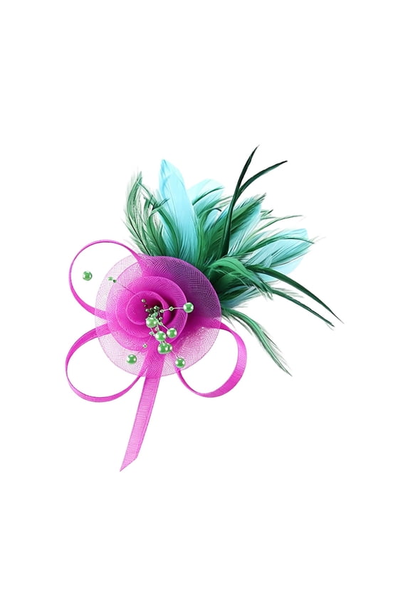 Fascinators Hats with Feather for Women 2026 Derby Hats Small Tea Party Hat with Headband