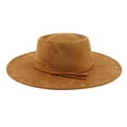 thumbnail image 1 of SRZYMJ Fedora Hat for Women and Men, Classic Winter Wide Brim Felt Panama Hat Adjustable Suede Western Jazz Cap, 1 of 5