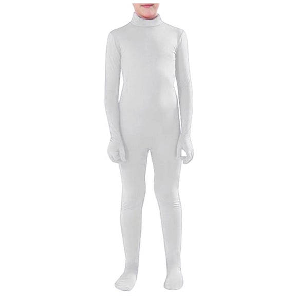 SRZYMJ Full Bodysuit Include Kids Dancewear Kids Unisex Stealth Suit Stretch for Halloween Performance Stage Dance OutfitBoys Girls Holiday Bodysuit